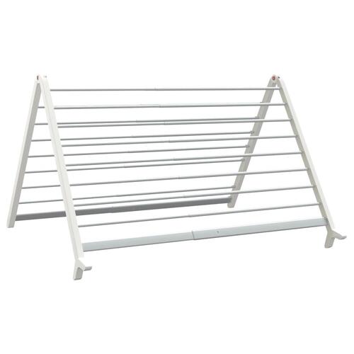 Tørrestativ til badekar 53-90 cm udvideligt aluminium