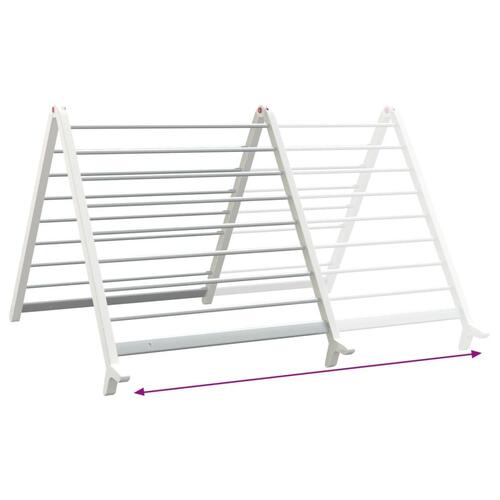 Tørrestativ til badekar 53-90 cm udvideligt aluminium