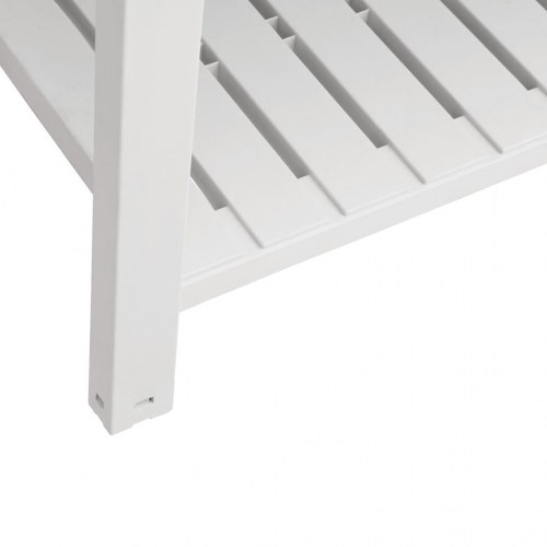 Højbed 110x45x79 cm polypropylen hvid