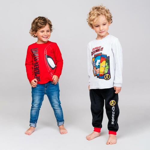 Nattøj Børns The Avengers Grå 4 år