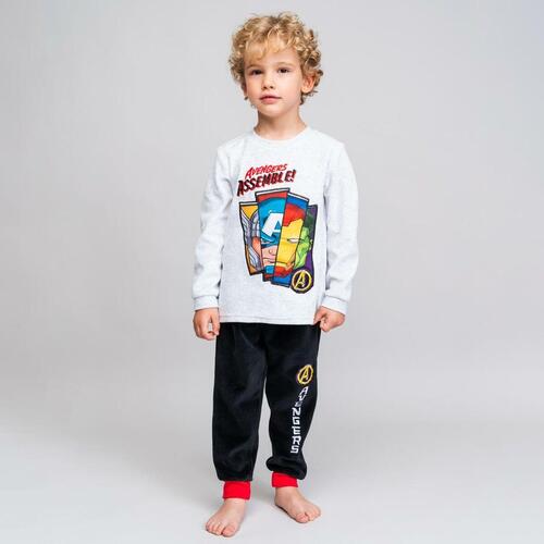 Nattøj Børns The Avengers Grå 6 år