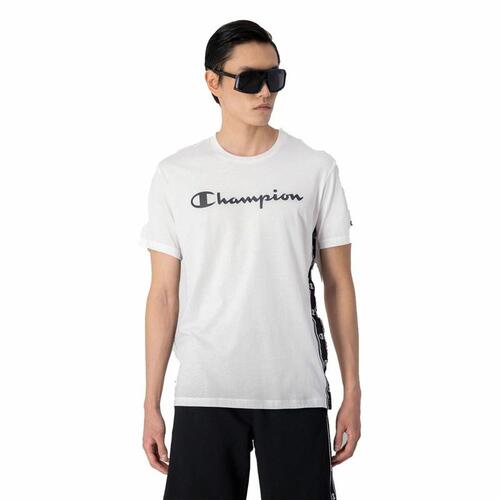 Kortærmet T-shirt til Mænd Champion Crewneck Hvid M