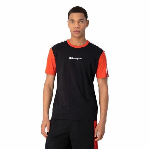 Kortærmet T-shirt til Mænd Champion Crewneck Sort L