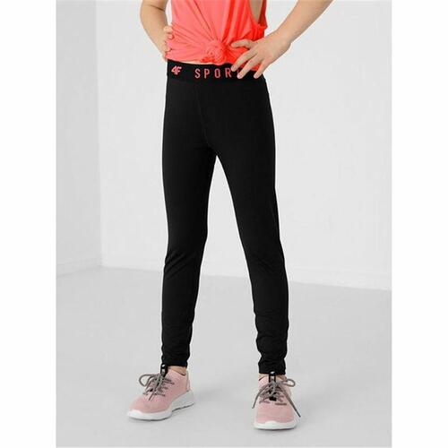 Sport leggings til børn 4F HJL22 JSPDF002 6-7 år