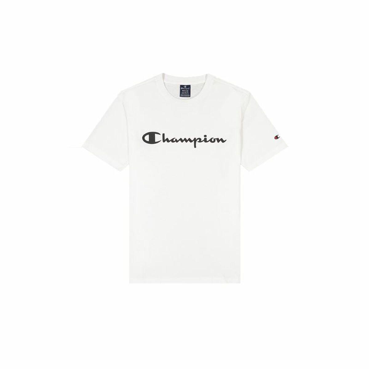 Kortærmet T-shirt til Mænd Champion Crewneck Hvid S