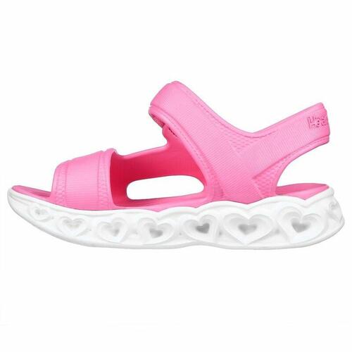 Sandaler til børn Skechers Lighted Molded Top Pink 30