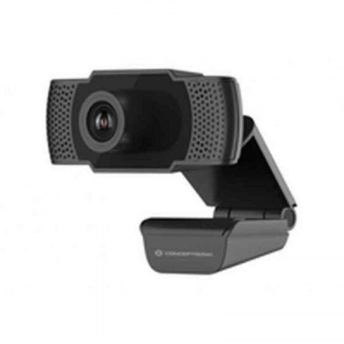 Conceptronic AMDIS gaming‑webcam - Full HD 1080p, sort/grå