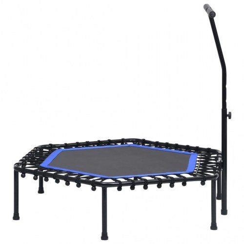 Fitnesstrampolin med håndtag 122 cm