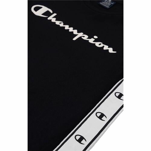 Kortærmet T-shirt til Mænd Champion Crewneck Sort XL