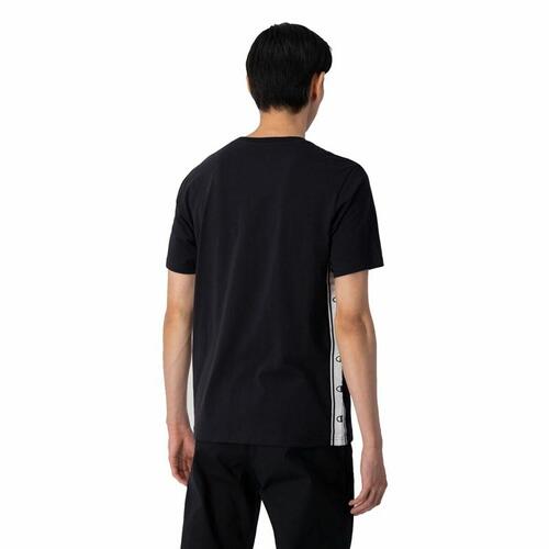Kortærmet T-shirt til Mænd Champion Crewneck Sort XL