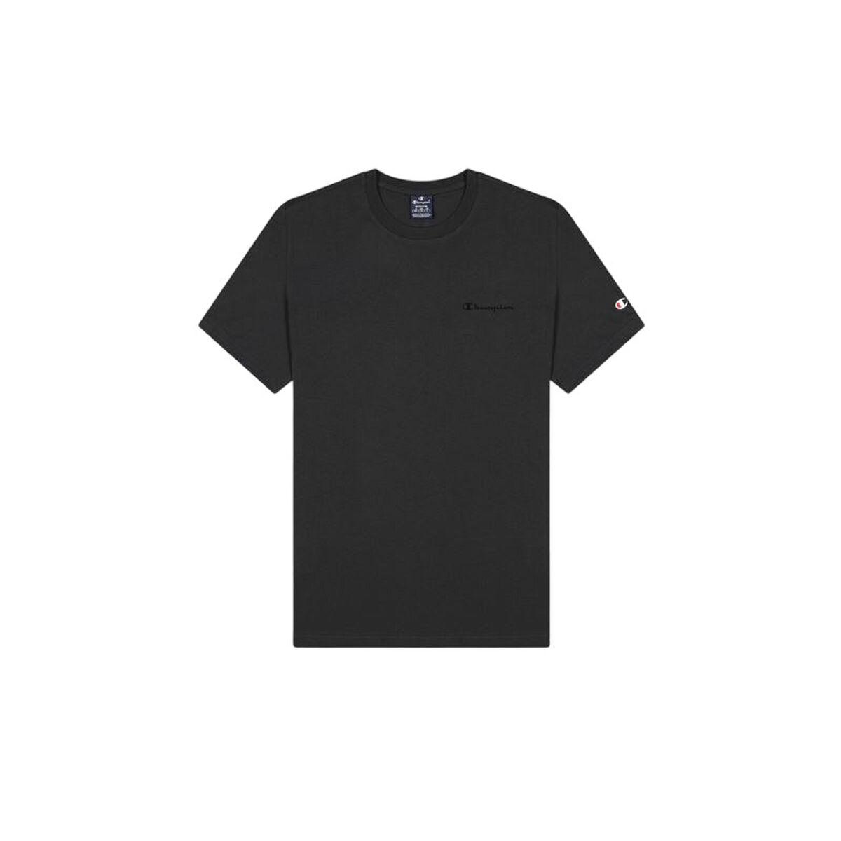 Kortærmet T-shirt til Mænd Champion Crewneck Sort XL