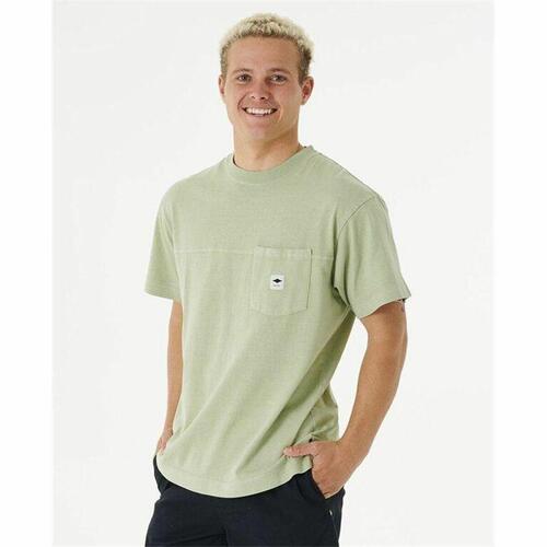 T-shirt Rip Curl Quality Surf Products Grøn Mænd M
