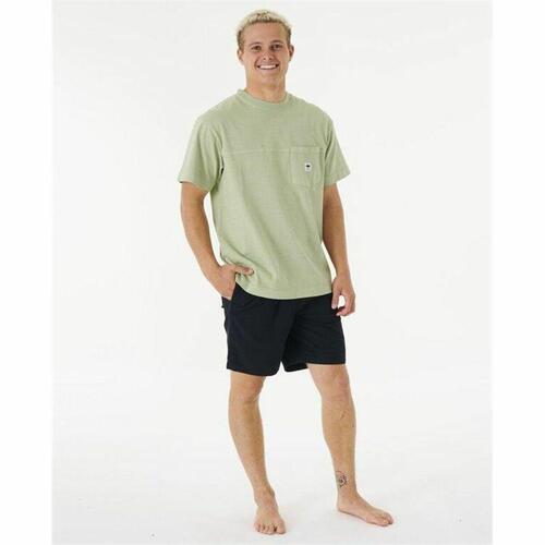 T-shirt Rip Curl Quality Surf Products Grøn Mænd M