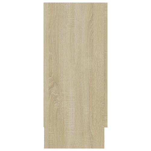 Skænk 120x30,5x70 cm konstrueret træ sonoma-eg