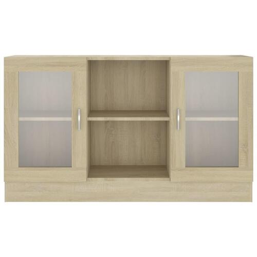 Skænk 120x30,5x70 cm konstrueret træ sonoma-eg