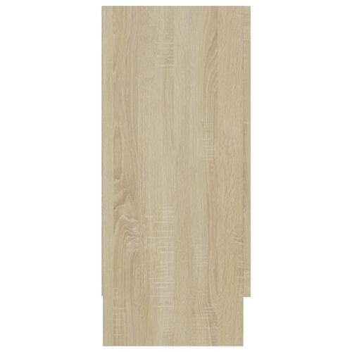Skænk 120x30,5x70 cm konstrueret træ sonoma-eg