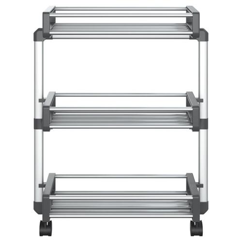 Opbevaringsvogn 59x20x75 cm aluminium