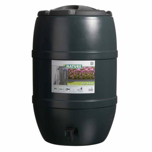 regnvandstønde 120 l 51x81 cm sort