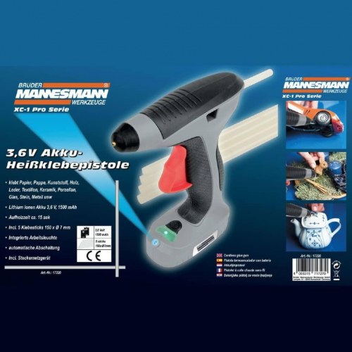 Brüder Mannesmann ledningsfri limpistol li-ion 3,6 V