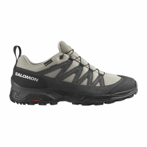 Løbesko til voksne Salomon X Ward Beige Mørkegrå GORE-TEX Læder Moutain 42 2/3
