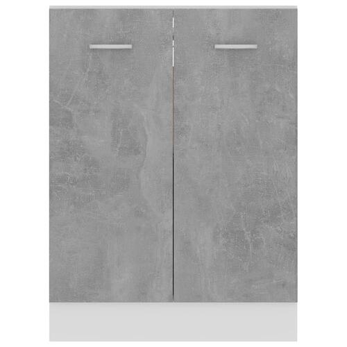 Underskab 60x46x81,5 cm konstrueret træ betongrå