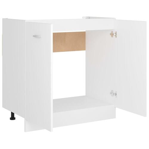 Underskab Lyon 80x46x81,5 cm konstrueret træ hvid