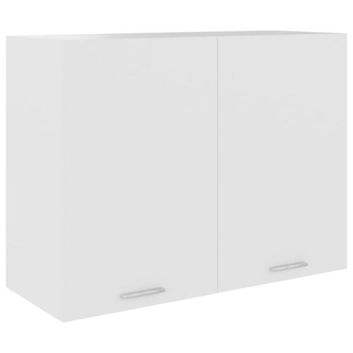 Vægskab Lyon 80x31x60 cm konstrueret træ hvid