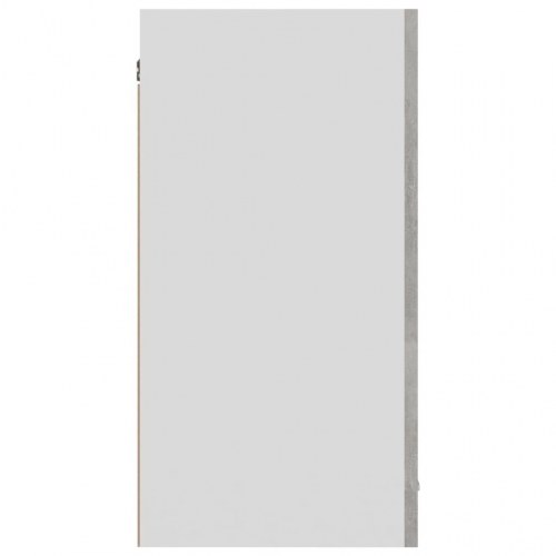Vægskab 80x31x60 cm konstrueret træ betongrå