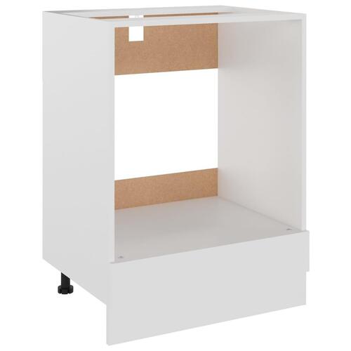 Ovnskab Riga 60x46x81,5 cm konstrueret træ hvid