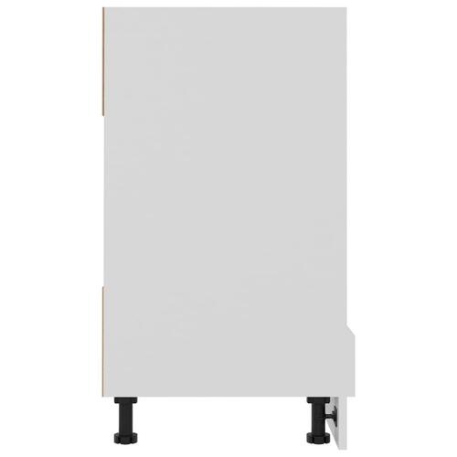 Ovnskab Riga 60x46x81,5 cm konstrueret træ hvid
