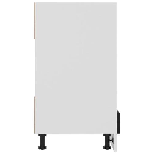 Ovnskab 60x46x81,5 cm konstrueret træ sort