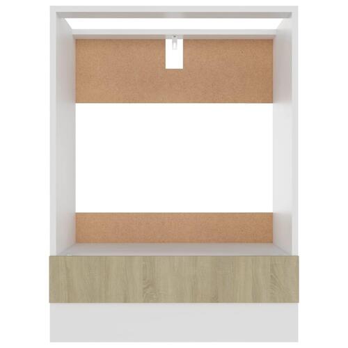 Ovnskab Riga 60x46x81,5 cm konstrueret træ sonoma-eg