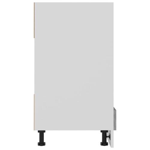 Ovnskab 60x46x81,5 cm konstrueret træ betongrå