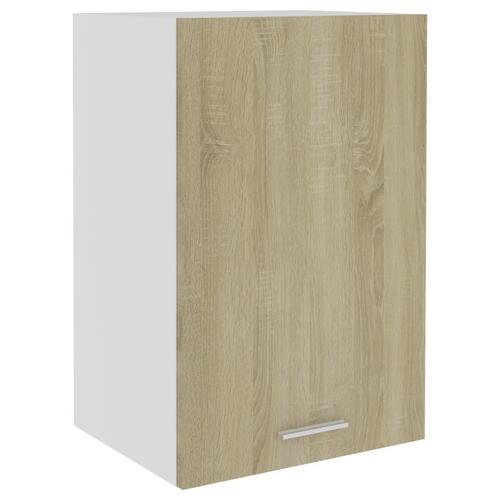 Vægskab 39,5x31x60 cm konstrueret træ sonoma-eg