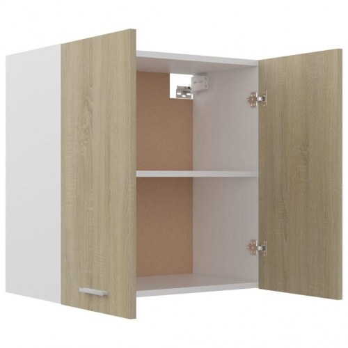 Vægskab 60x31x60 cm konstrueret træ sonoma-eg