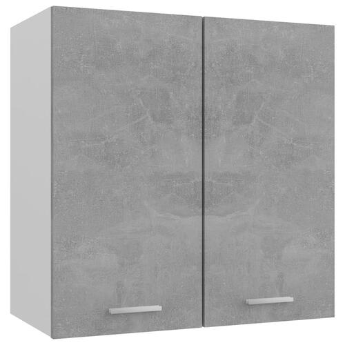 Vægskab 60x31x60 cm konstrueret træ betongrå