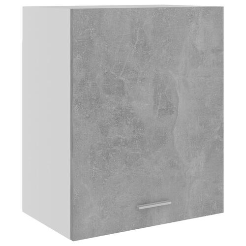 Vægskabe 2 stk. 50x31x60 cm konstrueret træ betongrå