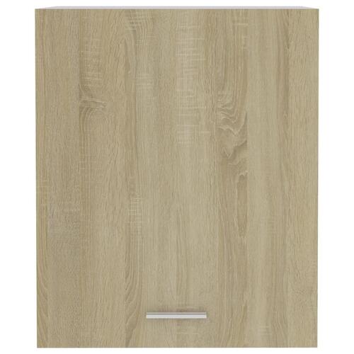 Vægskabe 2 stk. 50x31x60 cm konstrueret træ sonoma-eg