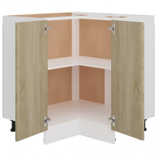 Hjørneskab Lyon - Sonoma eg 75,5×75,5×81,5 cm, konstrueret træ