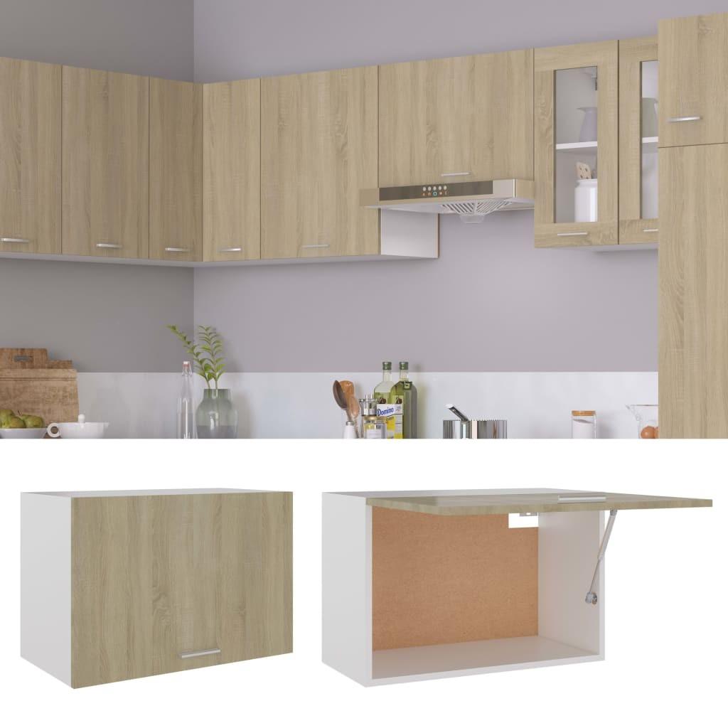 Vægskab 60x31x40 cm konstrueret træ sonoma-eg