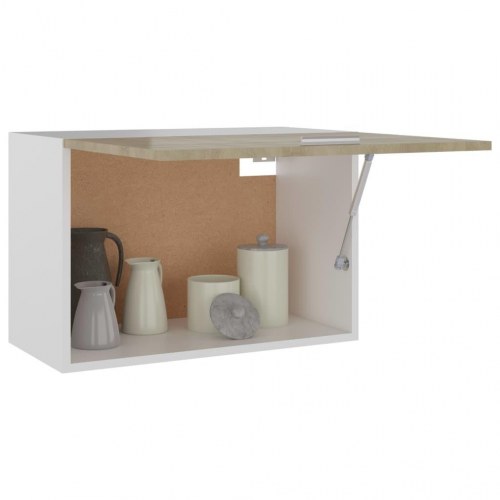 Vægskab 60x31x40 cm konstrueret træ sonoma-eg