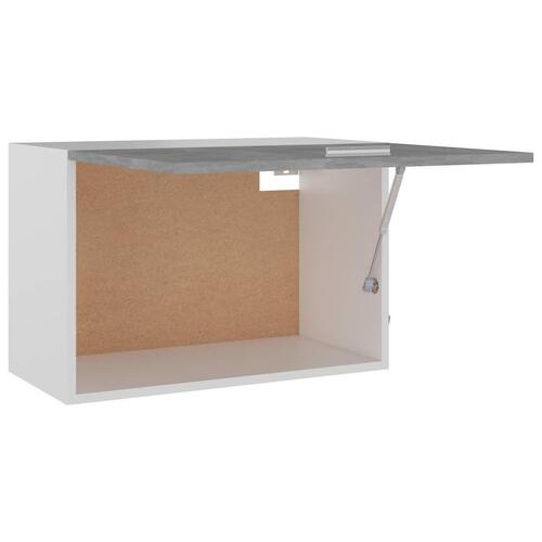 Vægskab 60x31x40 cm konstrueret træ betongrå