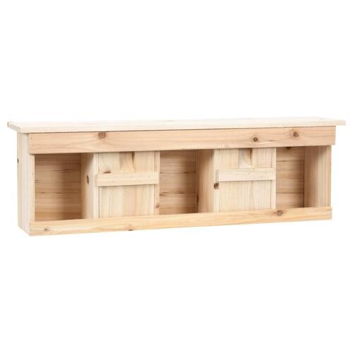 Spurvehus med 5 rum 68x15x21 cm fyrretræ