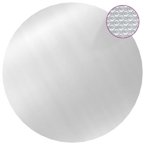 Poolovertræk 549 cm PE sølvfarvet