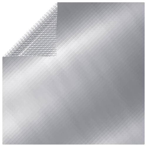 Poolovertræk 260x160 cm sølvfarvet