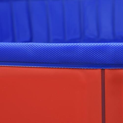 Foldbart hundebassin 200x30 cm PVC rød