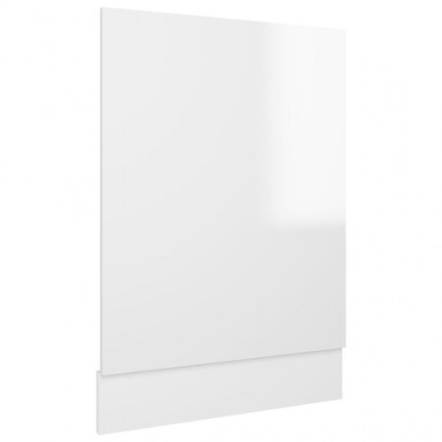 Låge til opvaskemaskine Lyon 45x3x67 cm hvid højglans