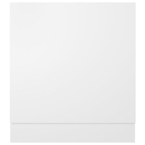 Låge til opvaskemaskine Lyon 59,5x3x67 cm konstrueret træ hvid