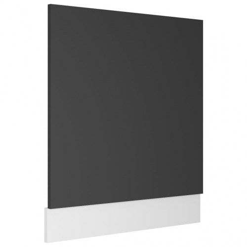 Opvaskemaskinepanel "Lyon" grå 59,5x3x67 cm konstrueret træ