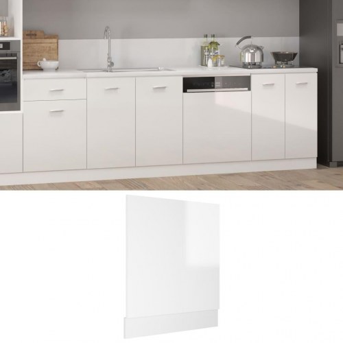 Frontpanel opvaskemaskine Lyon 59,5x3x67 cm hvid højglans